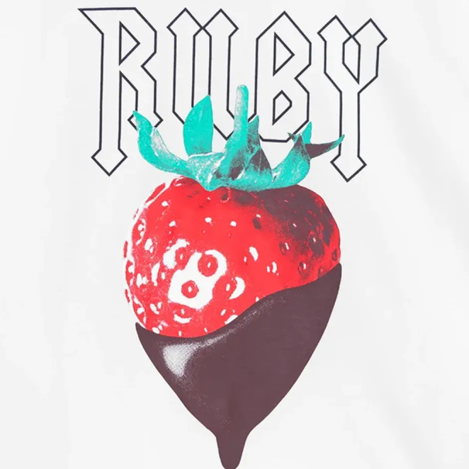 LISTEN FLAVOR Strawberry Chocolate Hoodie Clearance