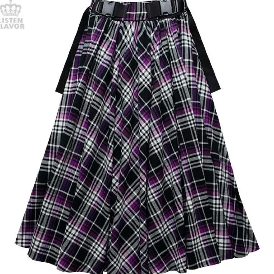 LISTEN FLAVOR Swallowtail Long Skirt Sale