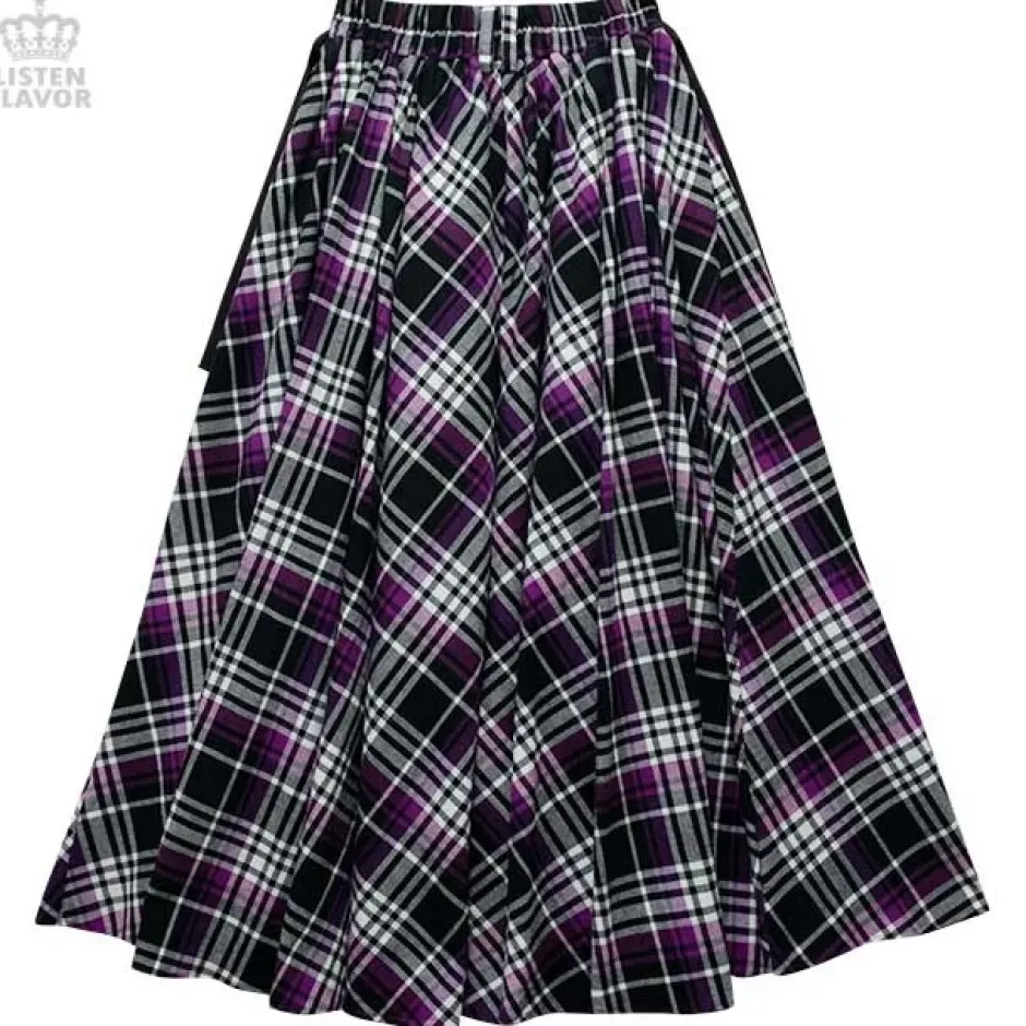 LISTEN FLAVOR Swallowtail Long Skirt Sale