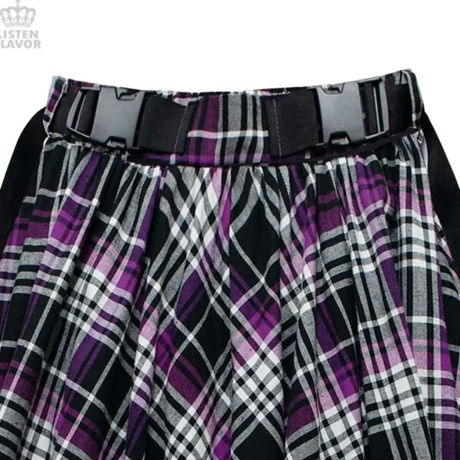 LISTEN FLAVOR Swallowtail Long Skirt Sale