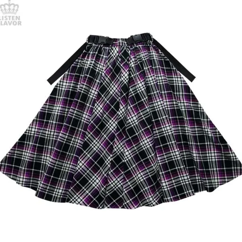 LISTEN FLAVOR Swallowtail Long Skirt Sale