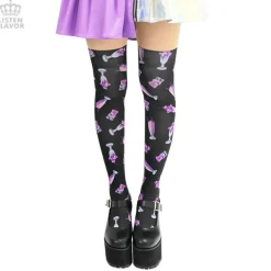 Footwear>LISTEN FLAVOR Sweets Knee-High Socks