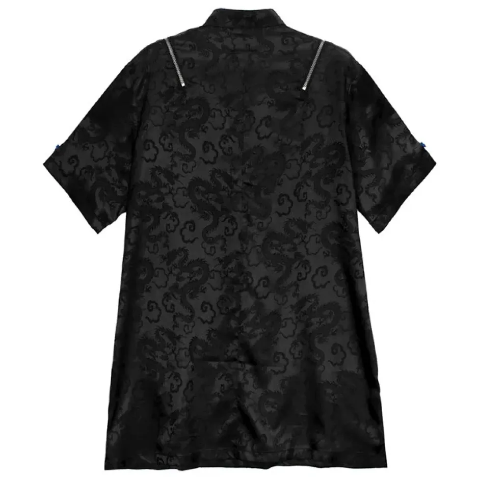 Tops>LISTEN FLAVOR Tiger and Peony China Shirt