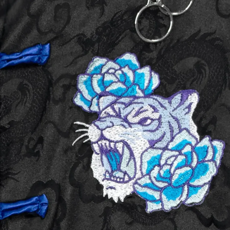 Tops>LISTEN FLAVOR Tiger and Peony China Shirt