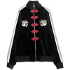 Tops>LISTEN FLAVOR Tiger China Velour Track Jacket