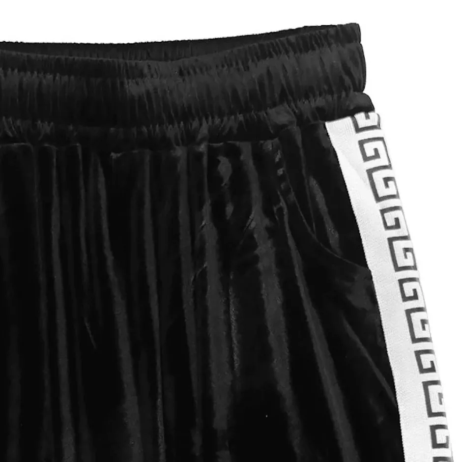 Bottoms>LISTEN FLAVOR Tiger China Velour Track Pants
