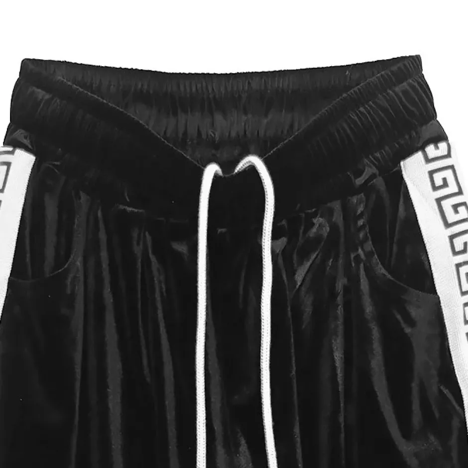 Bottoms>LISTEN FLAVOR Tiger China Velour Track Pants