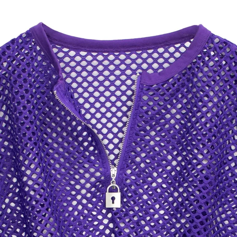 Tops>LISTEN FLAVOR Tonikaku Tsukaeru! Mesh Top