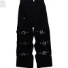 Bottoms>LISTEN FLAVOR Triple Belt Bondage Pants