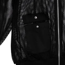 LISTEN FLAVOR Triple Belt Mesh Zip Hoodie Clearance