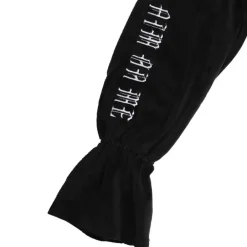 LISTEN FLAVOR Triple Heart Velour Short Hoodie Clearance