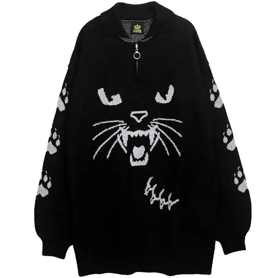 LISTEN FLAVOR Tsundere Cat Knit Sale