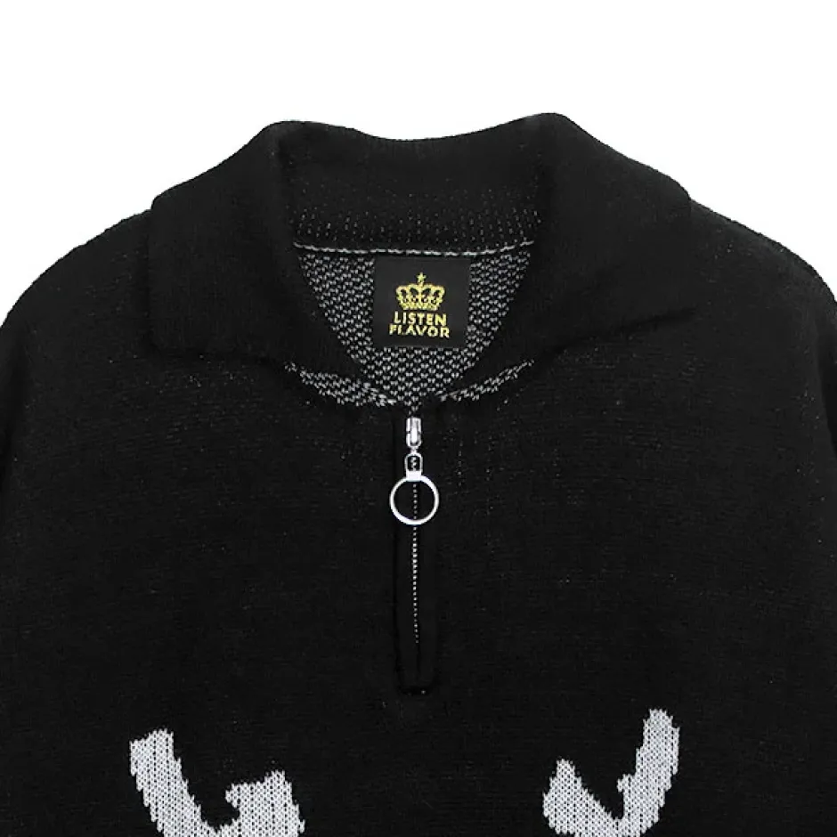 LISTEN FLAVOR Tsundere Cat Knit Sale