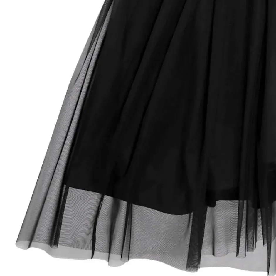 LISTEN FLAVOR Tulle Layered Jumper Skirt Discount