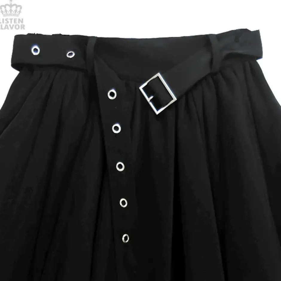 Bottoms>LISTEN FLAVOR Tulle Layered Long Skirt