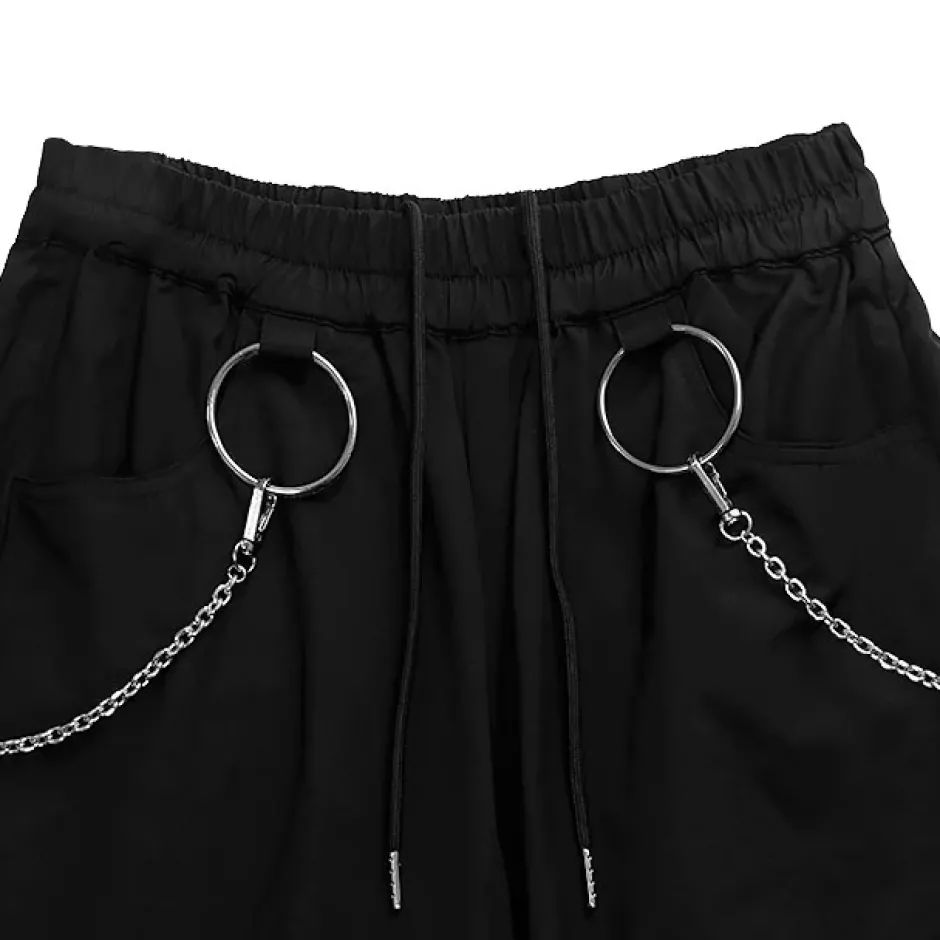 Bottoms>LISTEN FLAVOR 2-Way Ring Chain Wide Pants