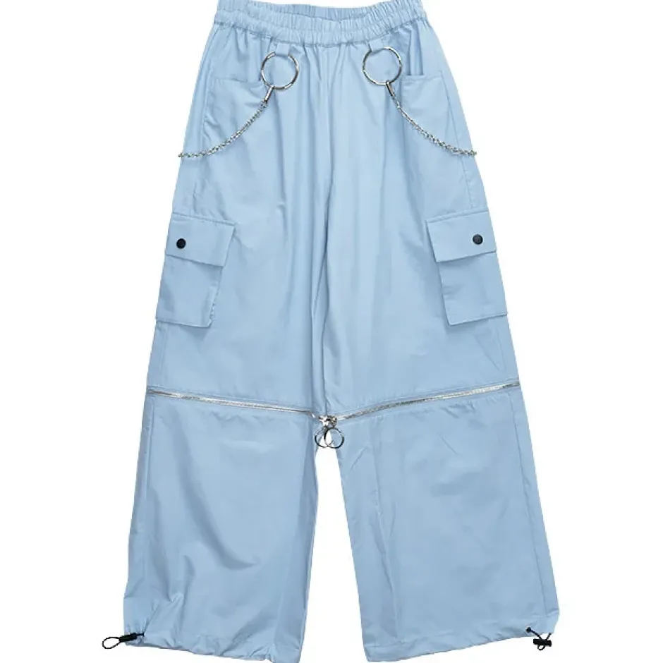 Bottoms>LISTEN FLAVOR 2-Way Ring Chain Wide Pants