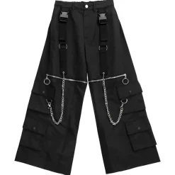 LISTEN FLAVOR Wide Pants w/ Strap Online