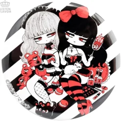 LISTEN FLAVOR x Shiu Yoshijima Poison Lily Collab Pin Badge Outlet