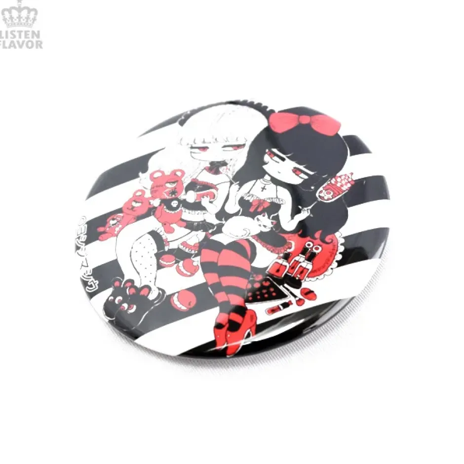LISTEN FLAVOR x Shiu Yoshijima Poison Lily Collab Pin Badge Outlet
