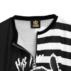 LISTEN FLAVOR Yannoka Cat Battle Stance Pullover New