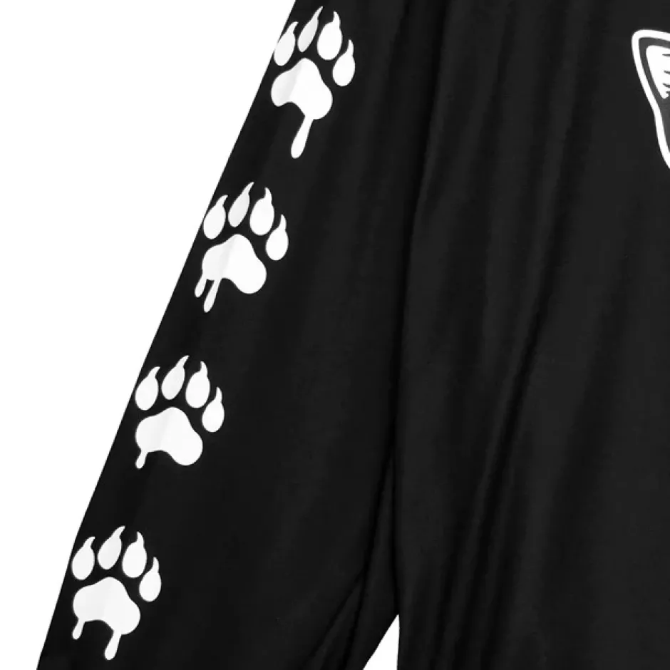 LISTEN FLAVOR Yannoka Cat Battle Stance Pullover New
