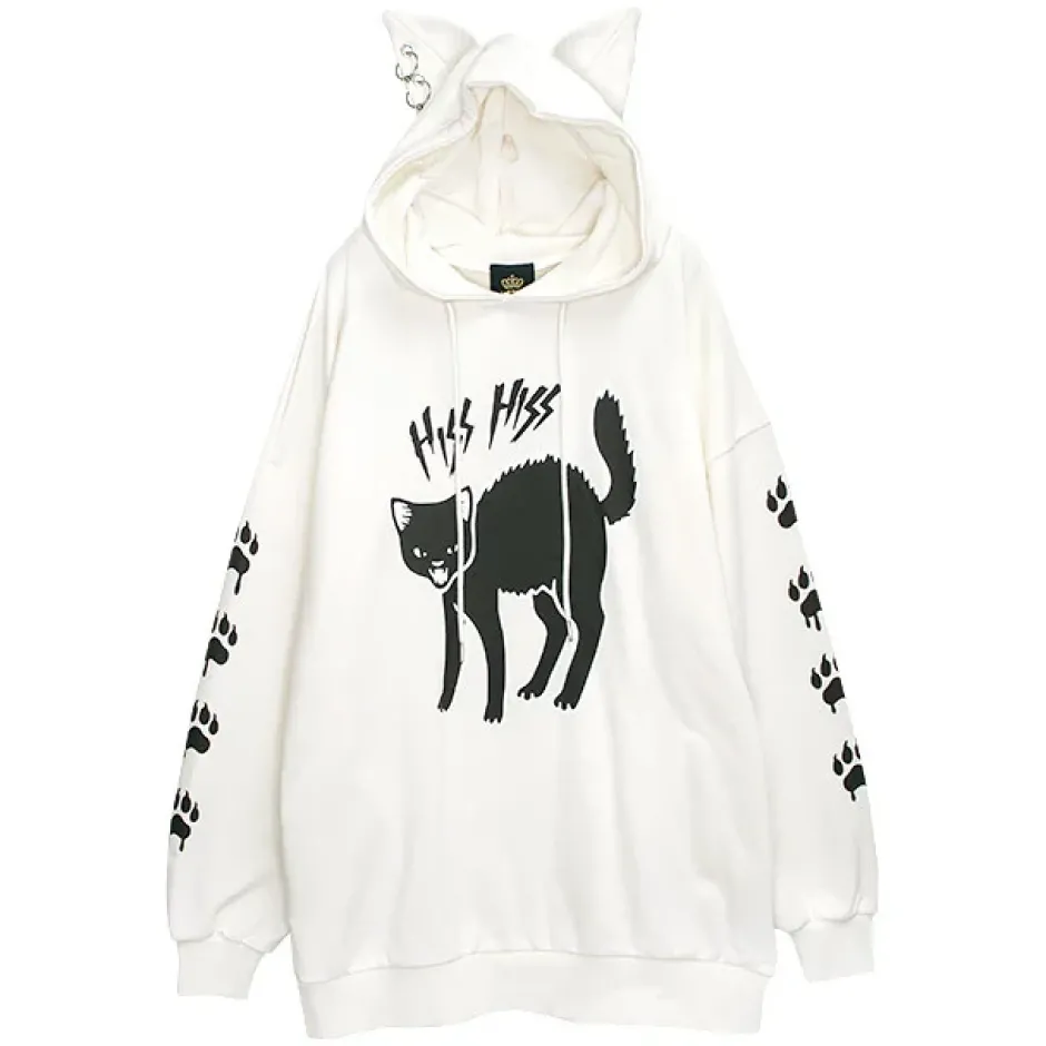 LISTEN FLAVOR Yannoka Step Nekomimi Hoodie Best