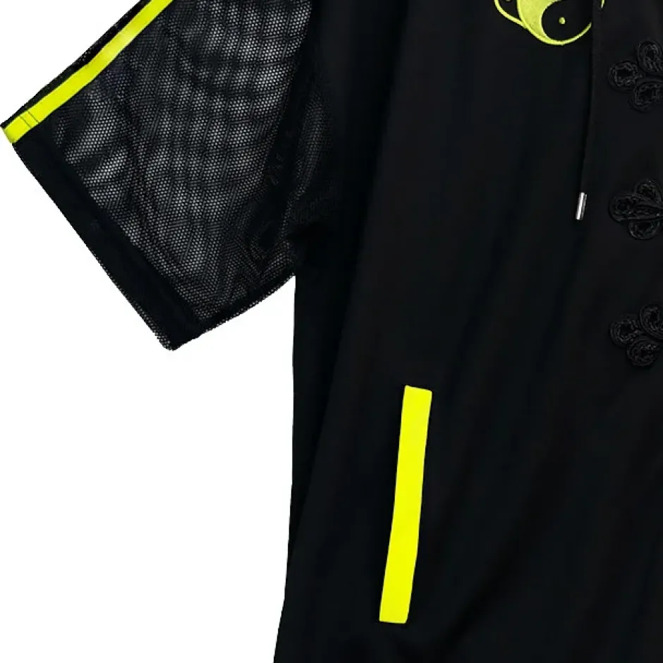 Jackets & Hoodies>LISTEN FLAVOR Yin-Yang China Mesh Jersey Hoodie