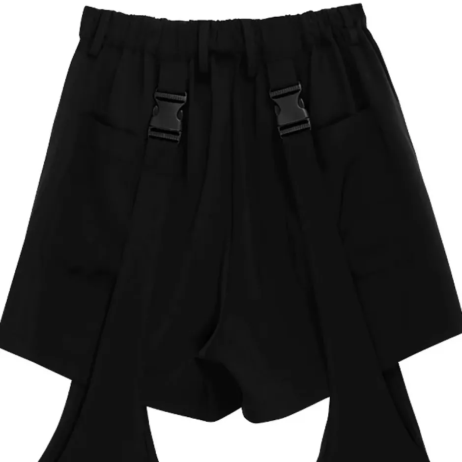LISTEN FLAVOR Zettai Ryoiki Buckle 2-Way Pants Sale