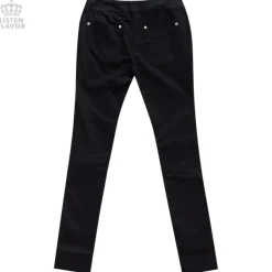 Bottoms>LISTEN FLAVOR Zip Detail Black Skinny Pants