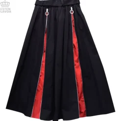 LISTEN FLAVOR Zipper Detail Long Skirt Online