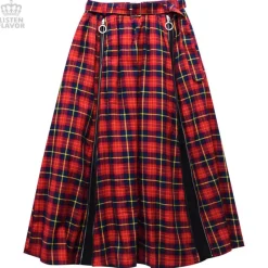 LISTEN FLAVOR Zipper Detail Long Skirt Online