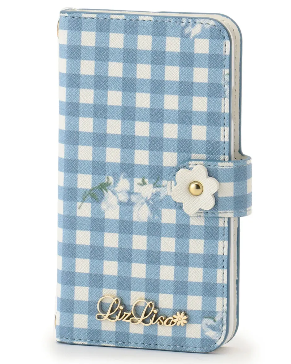 Smartphone Cases>LIZ LISA Gingham Flower iPhone Case