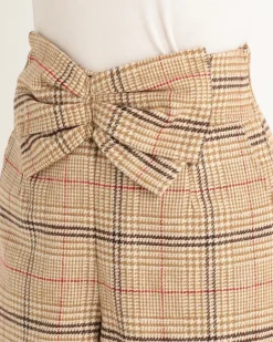LIZ LISA Big Ribbon Plaid Shorts Sale