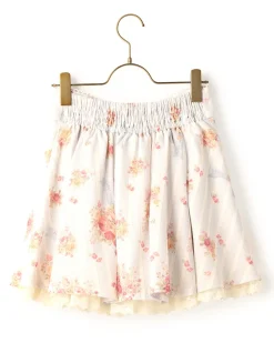 LIZ LISA Bouquet Pattern Sukapan Skirt Hot