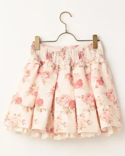 Bottoms>LIZ LISA Dot Floral Sukapan Skirt
