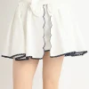 LIZ LISA Dungaree Scallop Short Pants Hot
