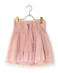 Bottoms>LIZ LISA Pleated Tulle Sukapan Skirt