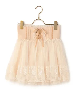 Bottoms>LIZ LISA Pleated Tulle Sukapan Skirt