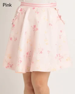 LIZ LISA Small Flower Bouquet Skirt Outlet