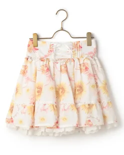 LIZ LISA Sunflower & Parfait Sukapan Skirt New