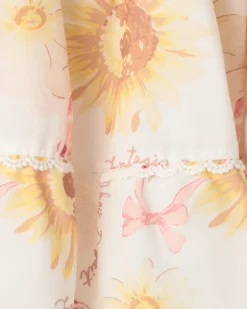 LIZ LISA Sunflower & Parfait Sukapan Skirt New