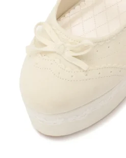 LIZ LISA Velour Lace-Up Platform Shoes Online