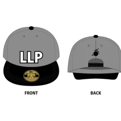 Hats & Caps>LLP Flat Visor Cap