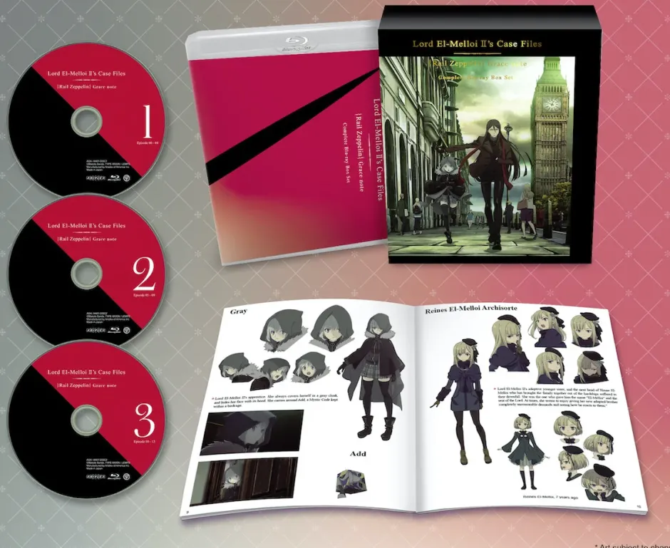 Lord El-Melloi II's Case Files: Rail Zeppelin Grace Note Complete Blu-ray Box Set New