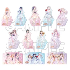 Stickers>Love Live! Hasu no Sora Jogakuin School Idol Club Tradable Sticker Collection Ver.AURORA FLOWER (1 Piece)