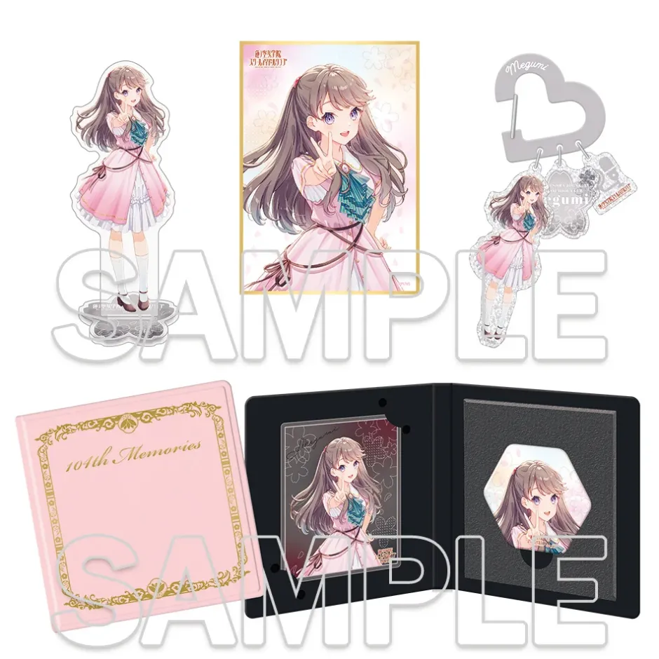 Other Stationery|Cards>Love Live! Hasu no Sora Jogakuin School Idol Club Foil-stamped 102nd Class Memorial Goods Set Megumi Fujishima