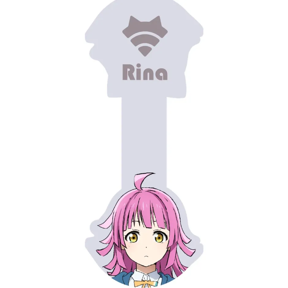 Other Stationery>Love Live! Nijigasaki High School Idol Club 6th Live! I Love You ⇆ You Love Me Rina Tennoji Rina-chan Board Magnetic Clip