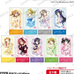 Stickers>Love Live! School Idol Festival μ's Princess Ver. Trading Ticket-Style Sticker Collection (1 Pack)