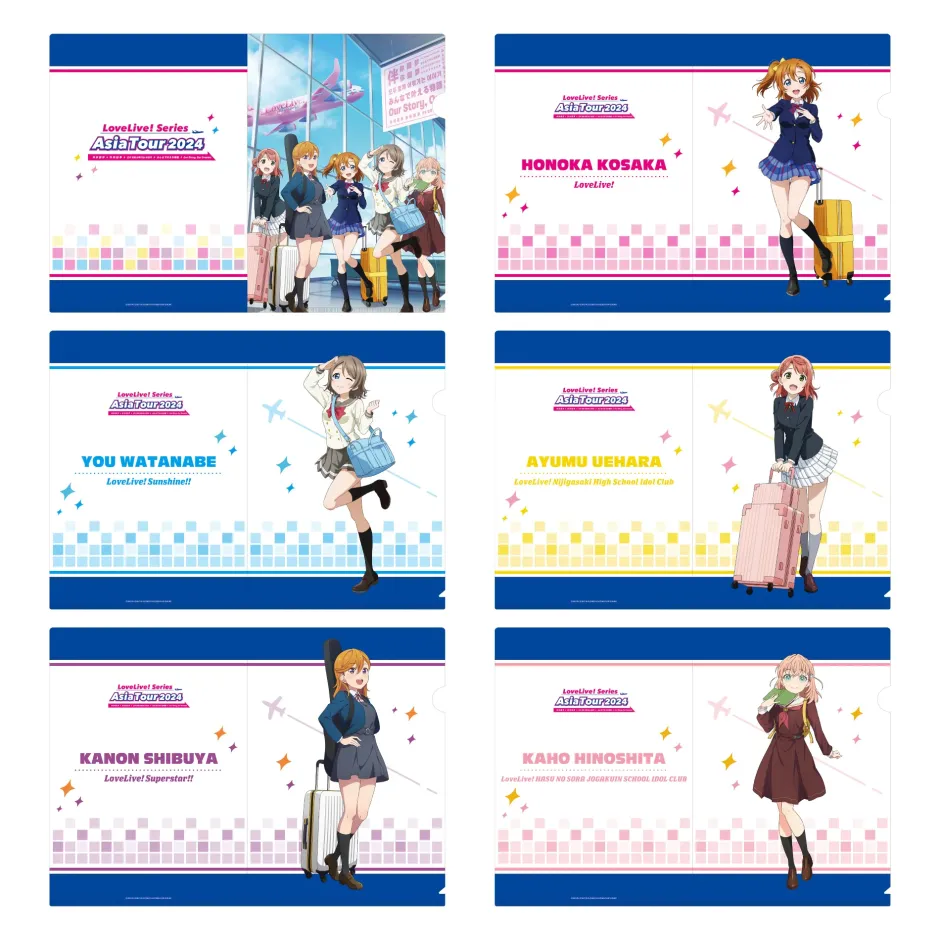 Other Stationery>Love Live! Series Asia Tour 2024 Our Story, Our Dreams in Yokohama Clear File